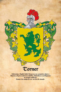 Escudo heráldico del apellido TORNER