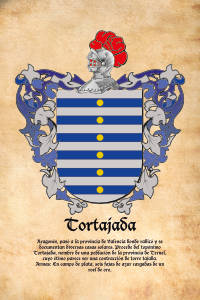 Escudo heráldico del apellido TORTAJADA