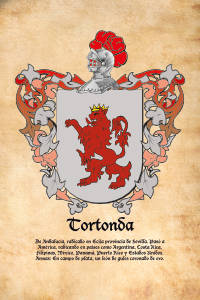 Escudo heráldico del apellido TORTONDA