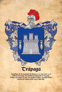 Escudo heráldico del apellido Trápaga