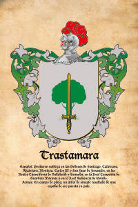 Escudo heráldico del apellido TRASTAMARA