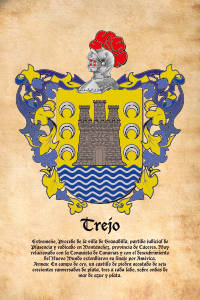 Escudo heráldico del apellido TREJO
