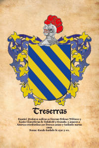 Escudo heráldico del apellido TRESERRAS