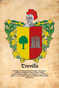Escudo heráldico del apellido TREVILLA