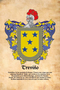 Escudo heráldico del apellido TREVIÑO