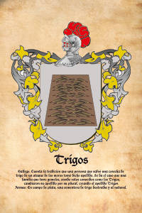 Escudo heráldico del apellido TRIGOS