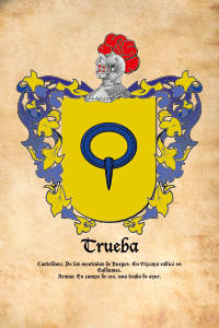 Escudo heráldico del apellido TRUEBA