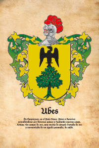 Escudo heráldico del apellido UBES