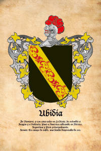 Escudo heráldico del apellido UBIDIA