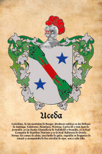Escudo heráldico del apellido UCEDA