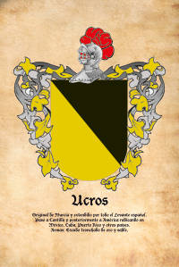 Escudo heráldico del apellido Ucros