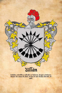 Escudo heráldico del apellido ULLAN