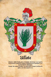 Escudo heráldico del apellido ULLATE