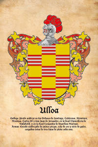 Escudo heráldico del apellido ULLOA