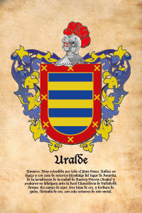 Escudo heráldico del apellido URALDE