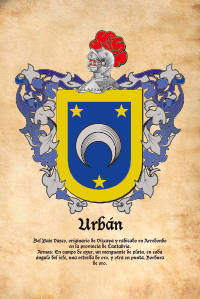 Escudo heráldico del apellido URBAN