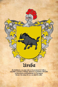 Escudo heráldico del apellido UREBA