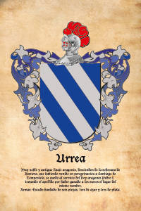 Escudo heráldico del apellido URREA