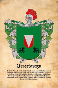 Escudo heráldico del apellido URRESTARAZU