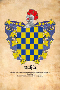 Escudo heráldico del apellido VAHIA