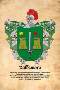 Escudo heráldico del apellido Valdemoro