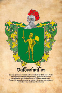 Escudo heráldico del apellido VALDEOLMILLOS