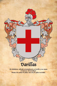 Escudo heráldico del apellido VARILLAS