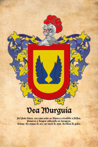 Escudo heráldico del apellido VEA MURGUÍA
