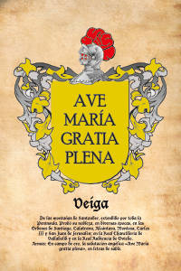 Escudo heráldico del apellido VEIGA