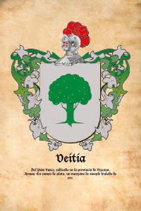 Escudo heráldico del apellido Veitía