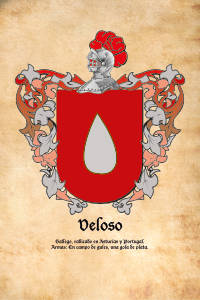 Escudo heráldico del apellido VELOSO