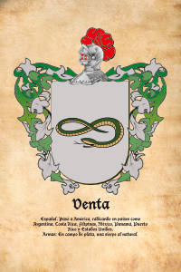 Escudo heráldico del apellido VENTA