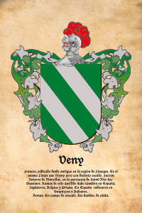 Escudo heráldico del apellido Veny