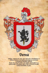 Escudo heráldico del apellido VEREA