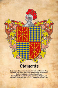 Escudo heráldico del apellido VIAMONTE
