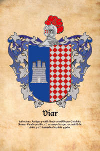 Escudo heráldico del apellido VIAR