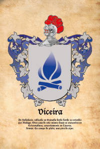 Escudo heráldico del apellido VICEIRA