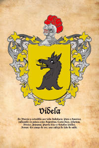 Escudo heráldico del apellido VIDELA