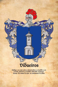 Escudo heráldico del apellido Vidueiros