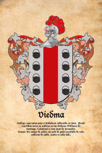 Escudo heráldico del apellido VIEDMA