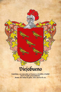 Escudo heráldico del apellido VIEJOBUENO