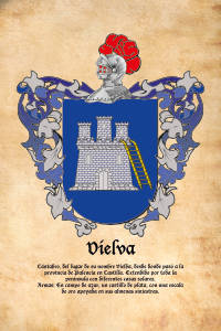Escudo heráldico del apellido VIELVA