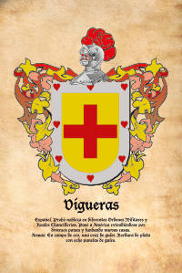 Escudo heráldico del apellido VIGUERAS