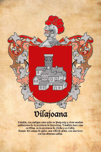 Escudo heráldico del apellido VILAJOANA