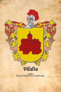 Escudo heráldico del apellido VILALTA