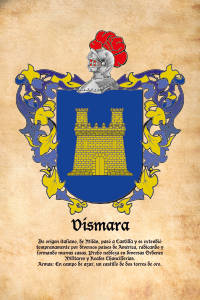 Escudo heráldico del apellido VISMARA