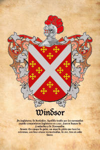 Escudo heráldico del apellido WINDSOR