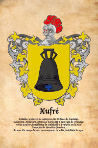 Escudo heráldico del apellido XUFRE