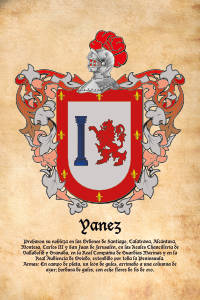 Escudo heráldico del apellido YAÑEZ