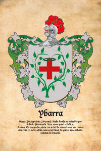 Escudo heráldico del apellido YBARRA